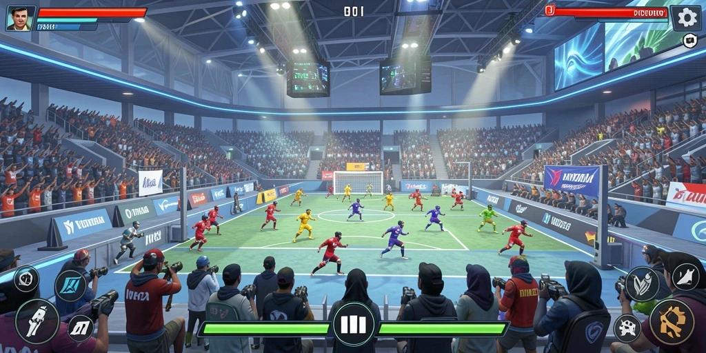 Mode multiplayer yang menyenangkan dan interaktif.
