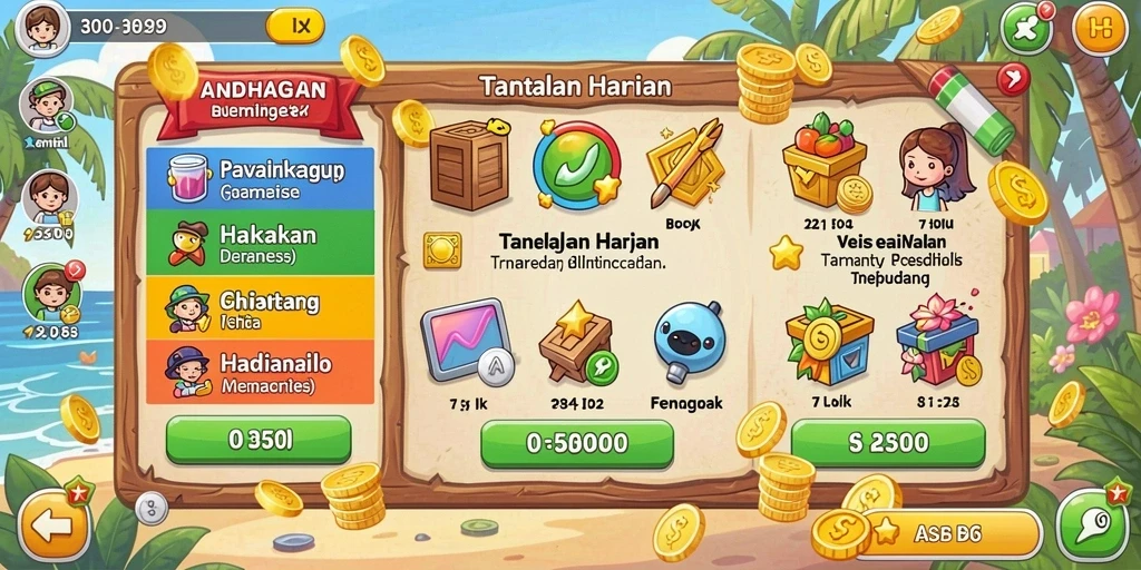 Level menantang dengan desain yang kreatif dan menarik.