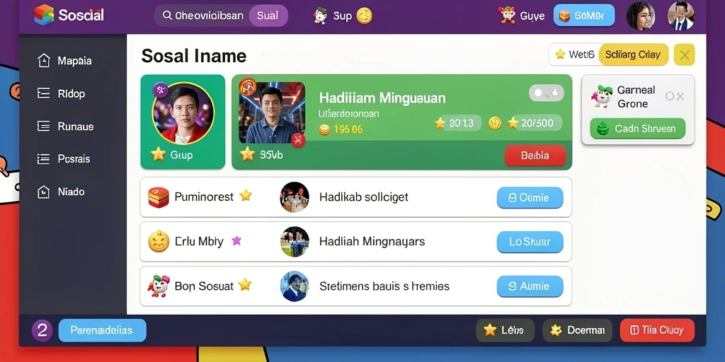 Screenshot memperlihatkan mode multiplayer saat bermain bersama teman.