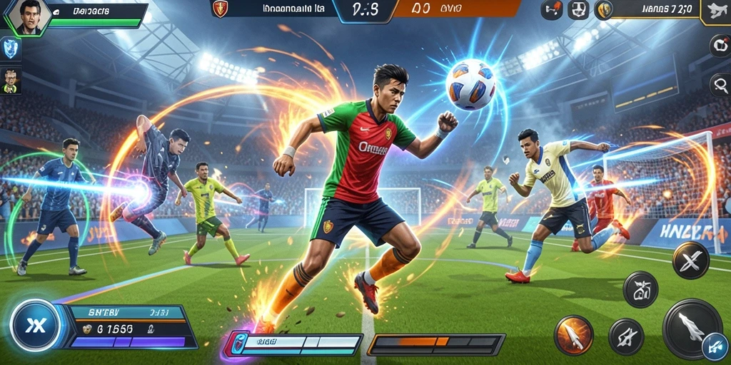 Gambaran aksi seru saat pemain menyelesaikan misi dalam RUSA33.